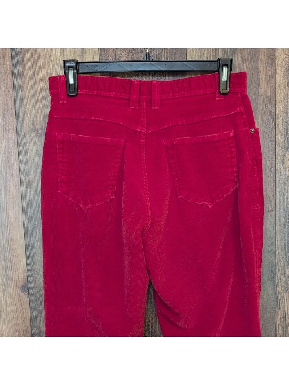 Bill Blass Vibrant Red Stretch Corduroy Jeans 14 1028C